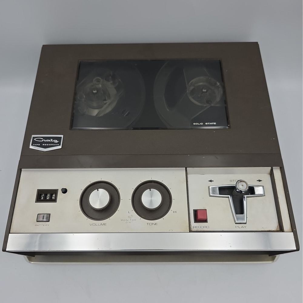 Craig 2106 5" Reel Portable Tape Recorder Made In Japan Untested Parts Or Repair